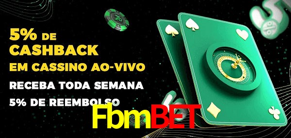 Promoções do cassino ao Vivo Fbmbet